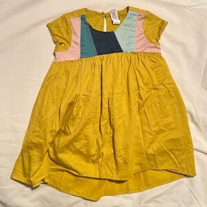 Color block toddler dress